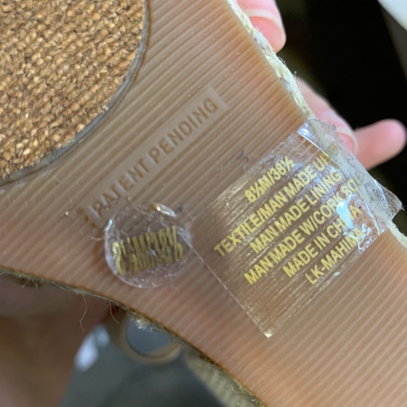 Lucky Brand embroidered wedge espadrilles sandals - Picture 4 of 4